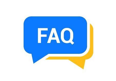 67e89abfd9f0d_0 Faq help flat design icon. Query frequently question speech vector information symbol.